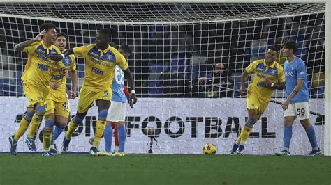 Frosinone stuns Napoli 4-0 to reach Italian Cup quarters for first time